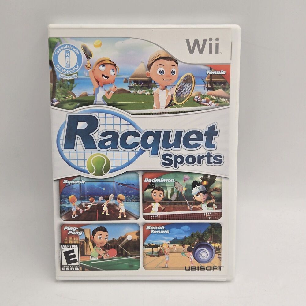 Racquet Sports (Nintendo Wii, 2010) CIB Tested Working